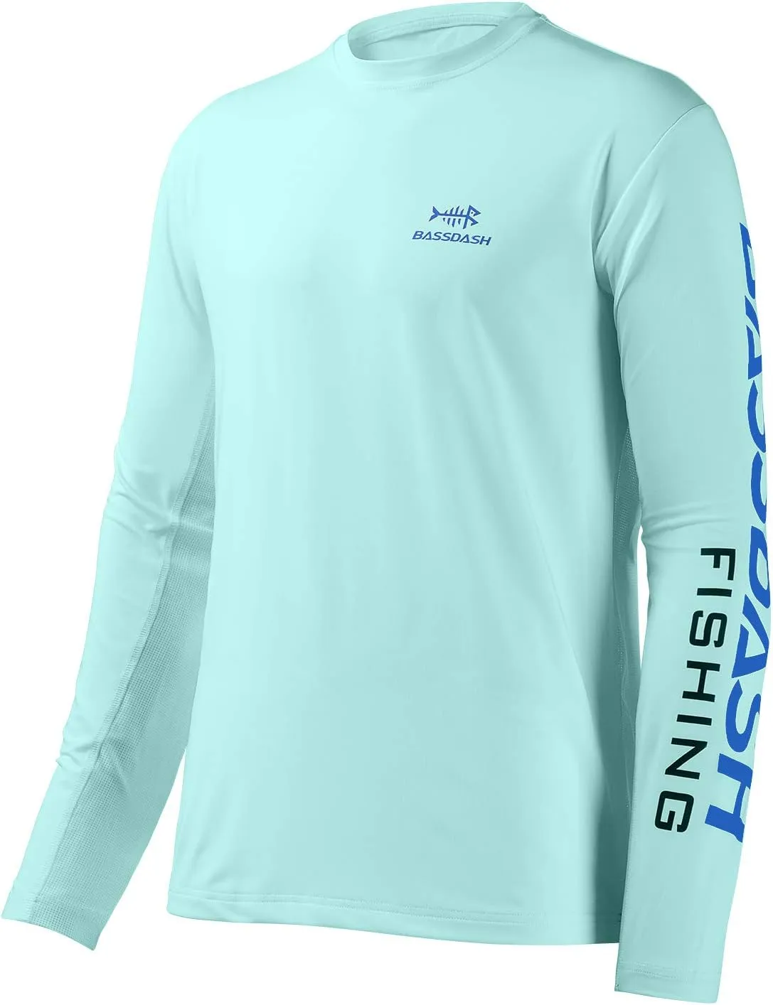 BASSDASH Fishing T Shirts for Men UV Sun Protection UPF 50  Long Sleeve Tee T-Shirt