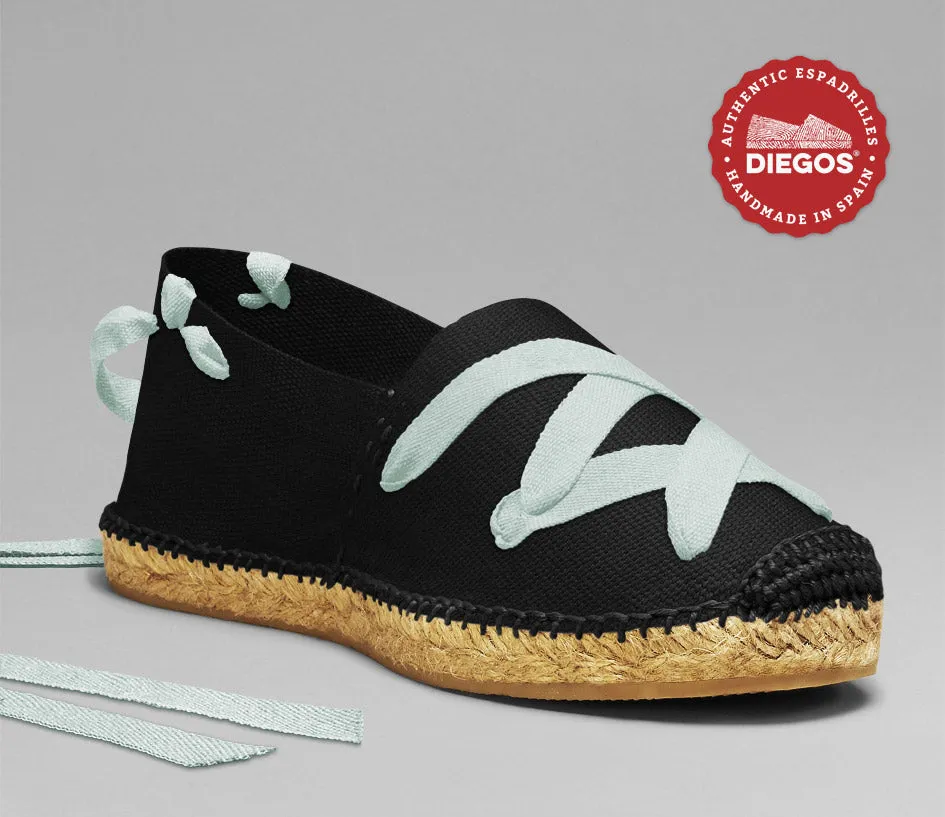 Black classic espadrilles