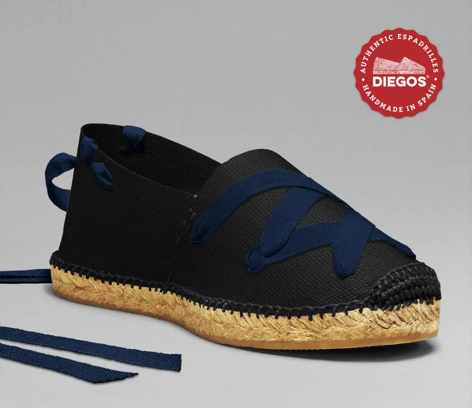 Black classic espadrilles