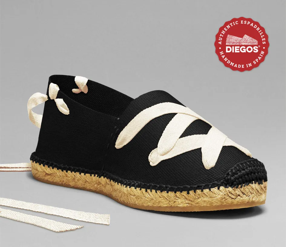 Black classic espadrilles