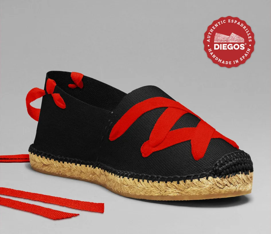Black classic espadrilles