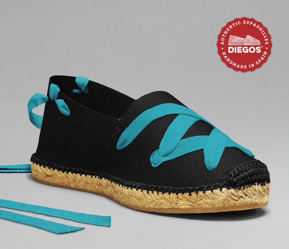 Black classic espadrilles