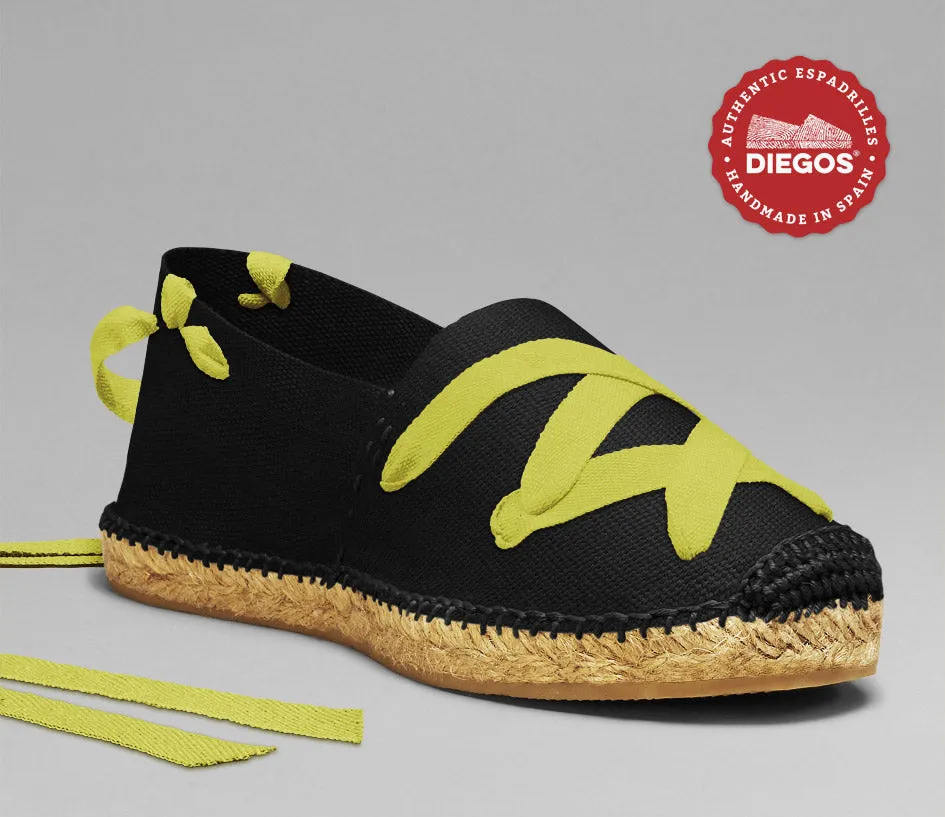 Black classic espadrilles