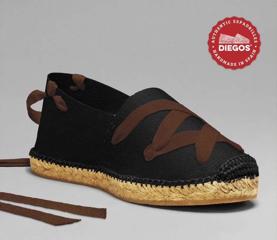 Black classic espadrilles