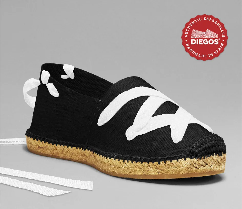 Black classic espadrilles