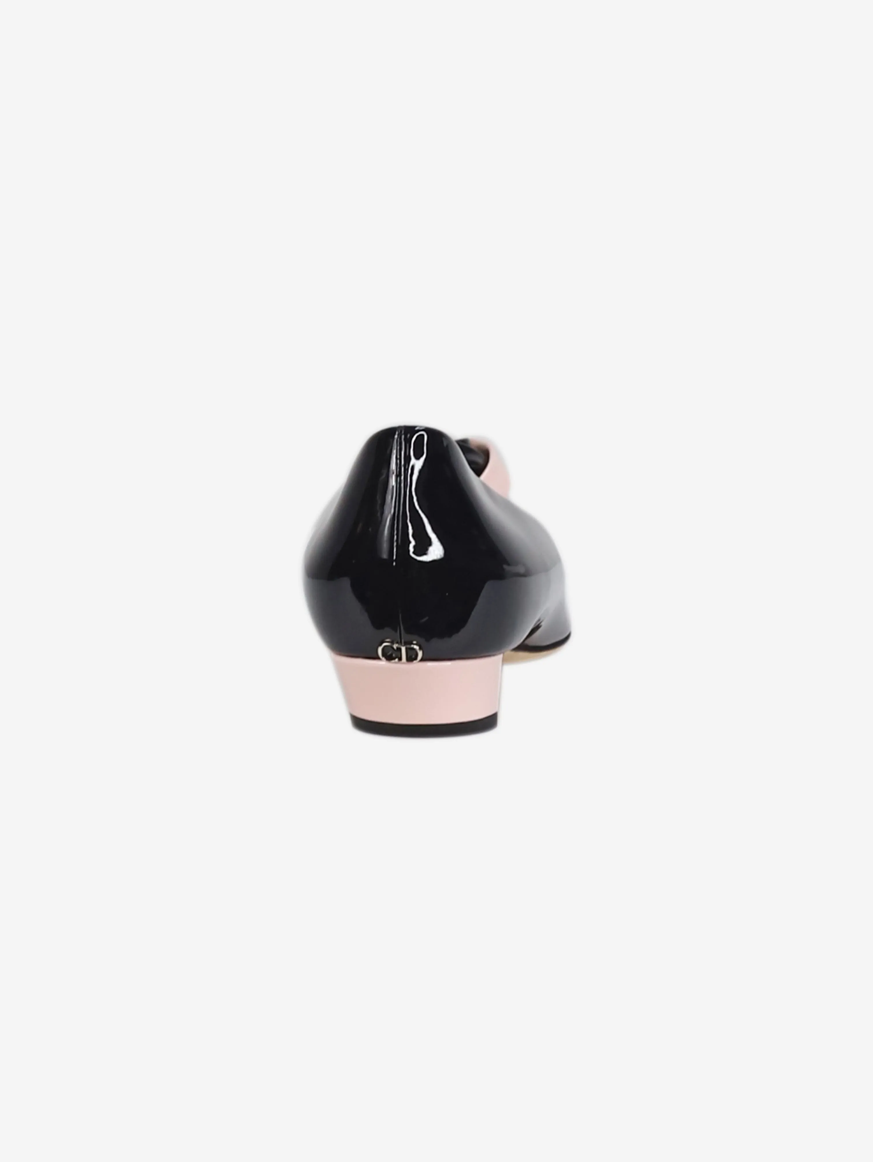 Black patent ballet flats - size EU 42