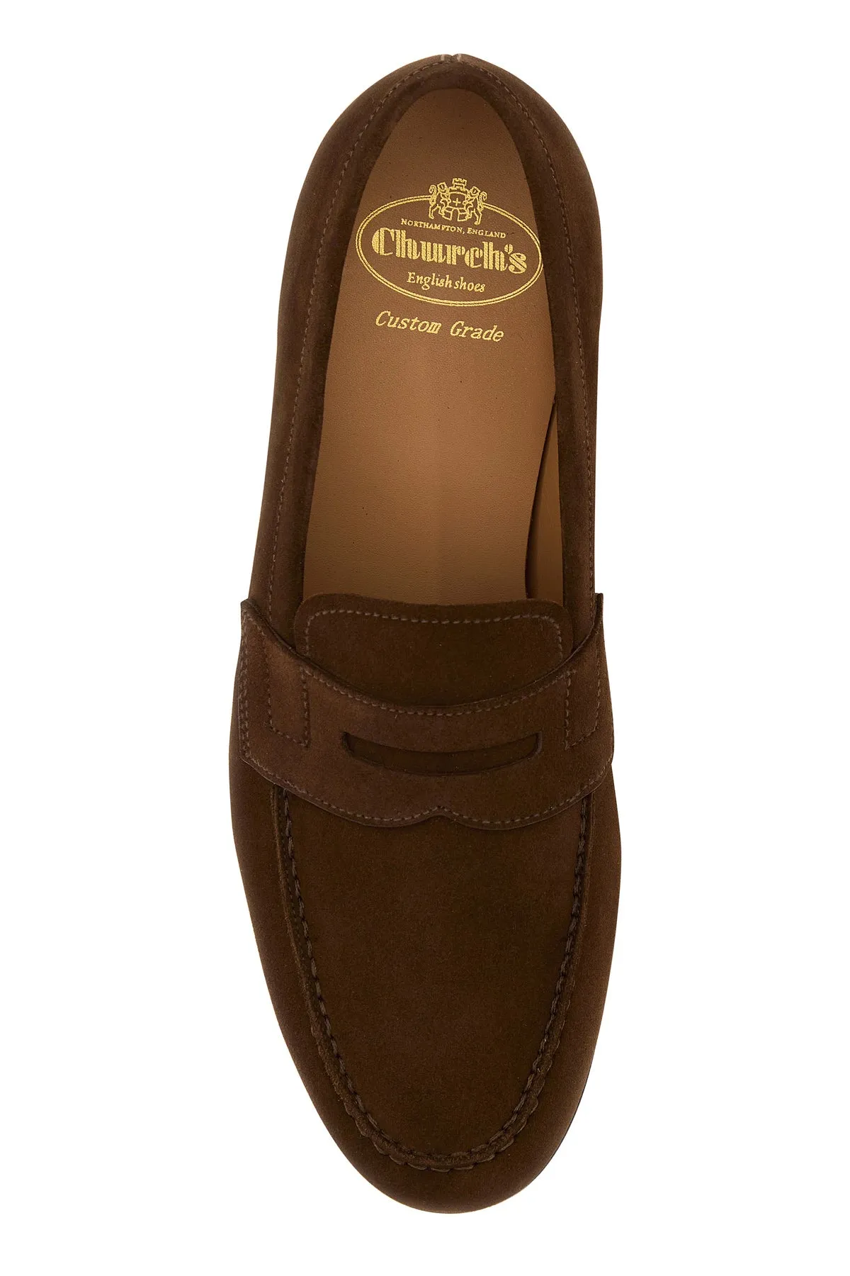 Brown leather Heswall loafers