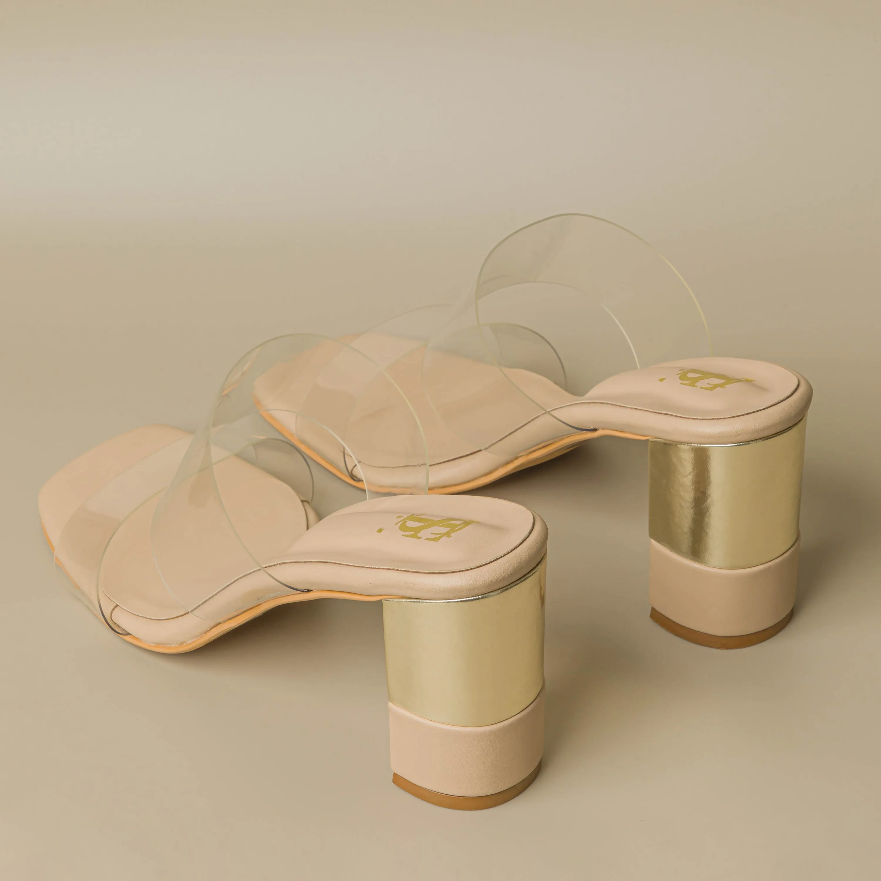 Clear Transparent Nude heels