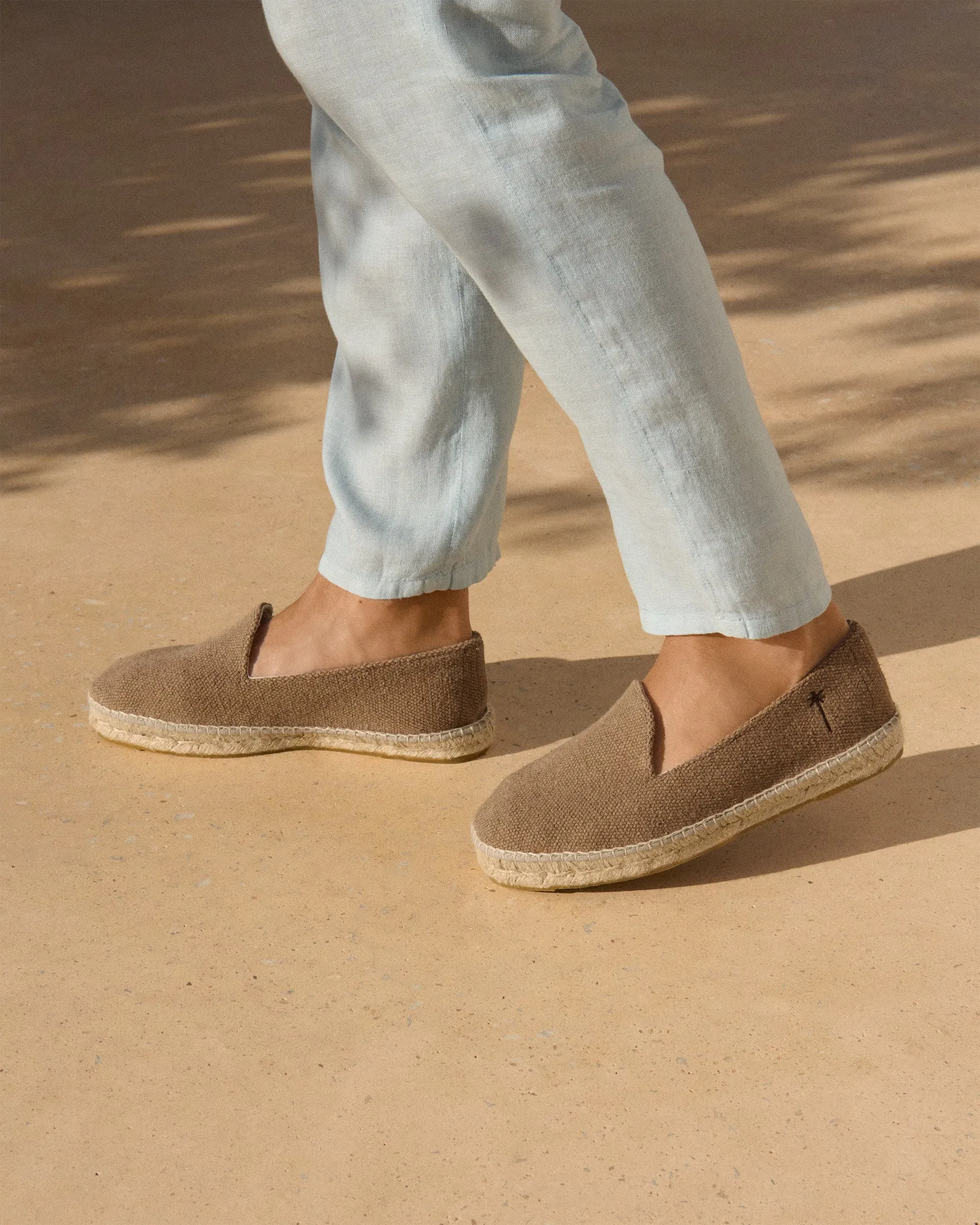 Coarse Woven Canvas Espadrilles - G96C0 - Yucatán Vintage Taupe