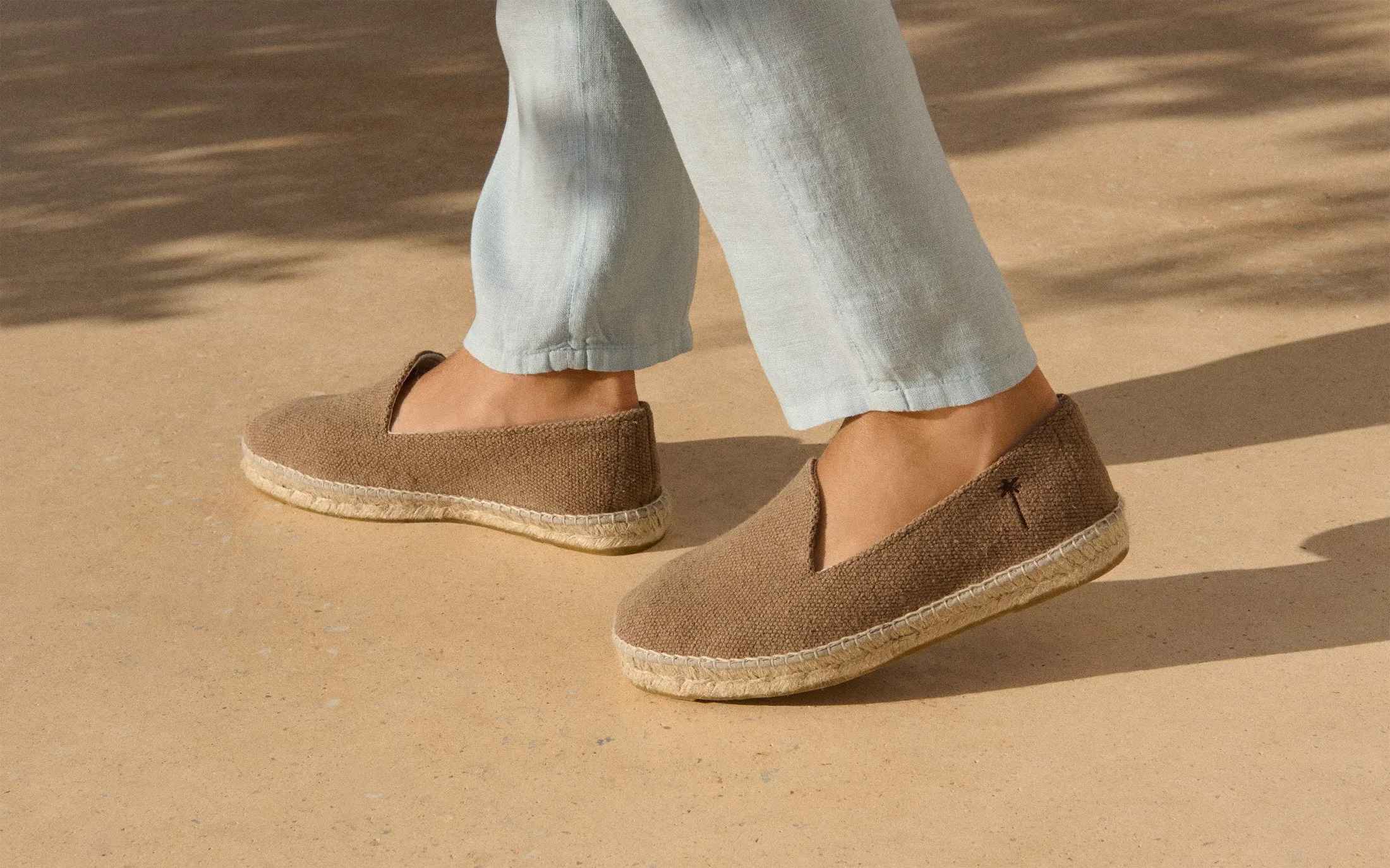 Coarse Woven Canvas Espadrilles - G96C0 - Yucatán Vintage Taupe