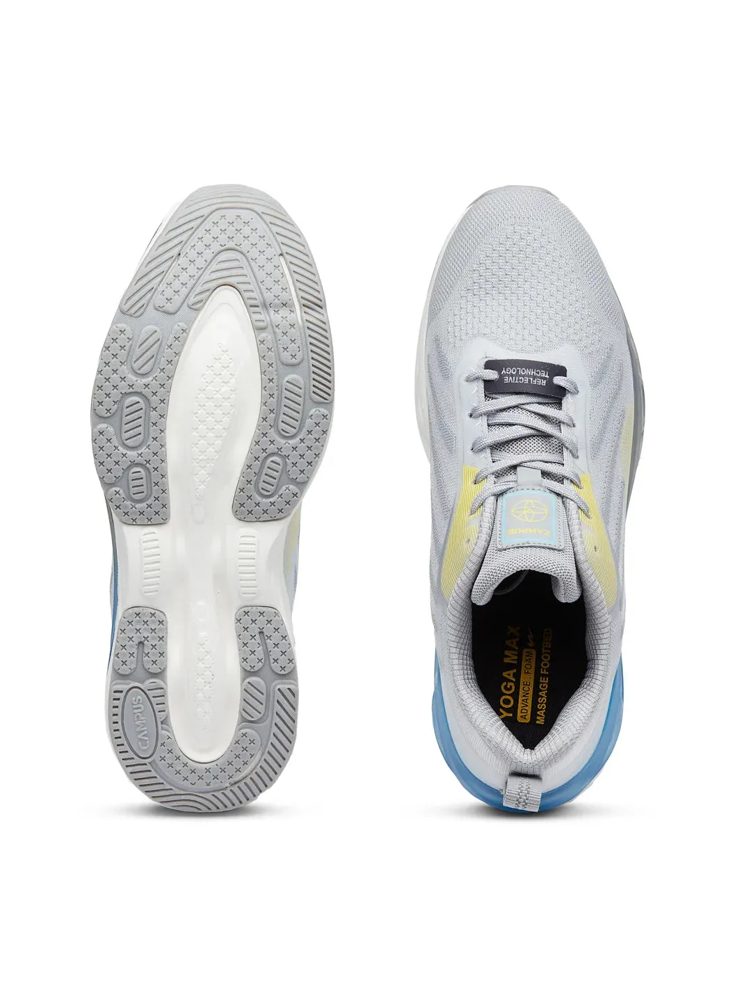 CRASH Grey Men's Running Shoes