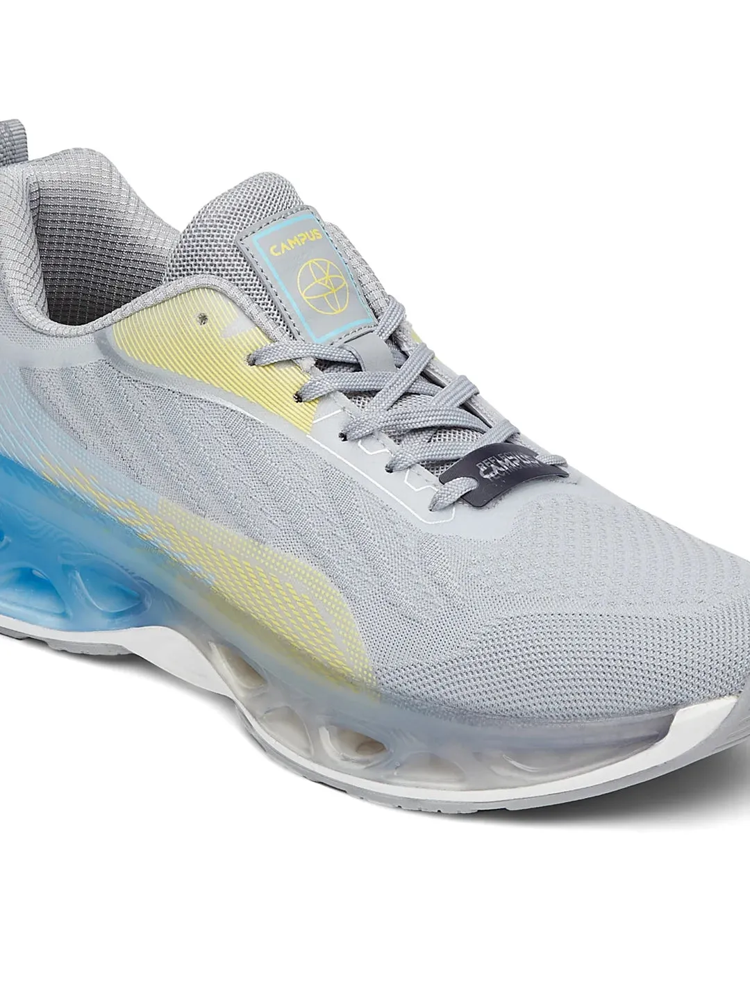 CRASH Grey Men's Running Shoes