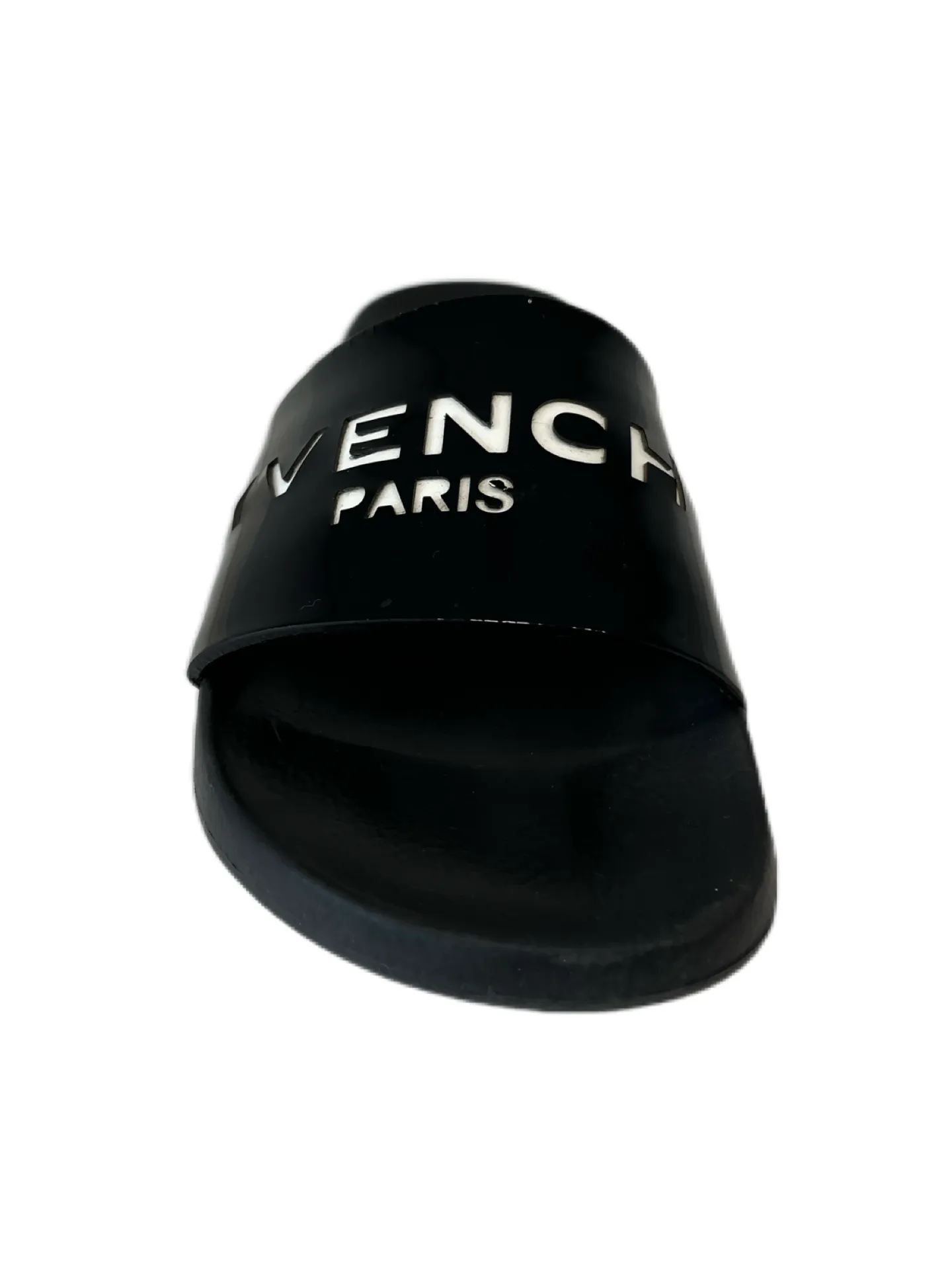 Givenchy Slides in Black Patent. Size: 38