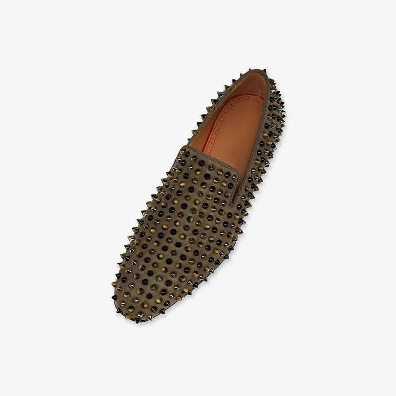 Mens Loafer Fashion Suede Leather