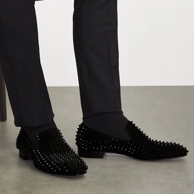 Mens Loafer Fashion Suede Leather