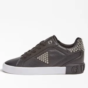 Scarpe Donna GUESS Sneakers Nere Linea Paysin con Zeppa Interna