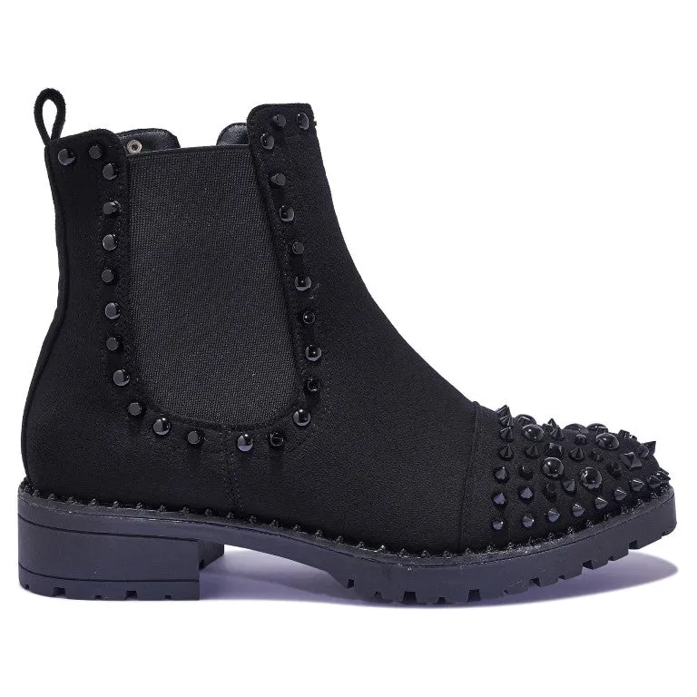 TASA41 EXTREME STUD DETAIL CHELSEA ANKLE BOOT