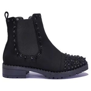 TASA41 EXTREME STUD DETAIL CHELSEA ANKLE BOOT