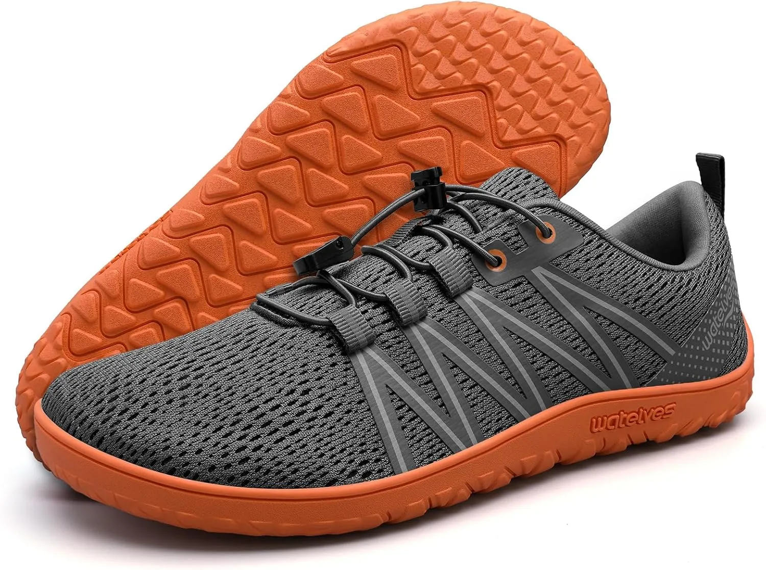 WateLves Barefoot Shoes Mens Womens Minimalist Wide Toe Box Zero Drop Trail Running Shoes Walking Cross Training Hiking