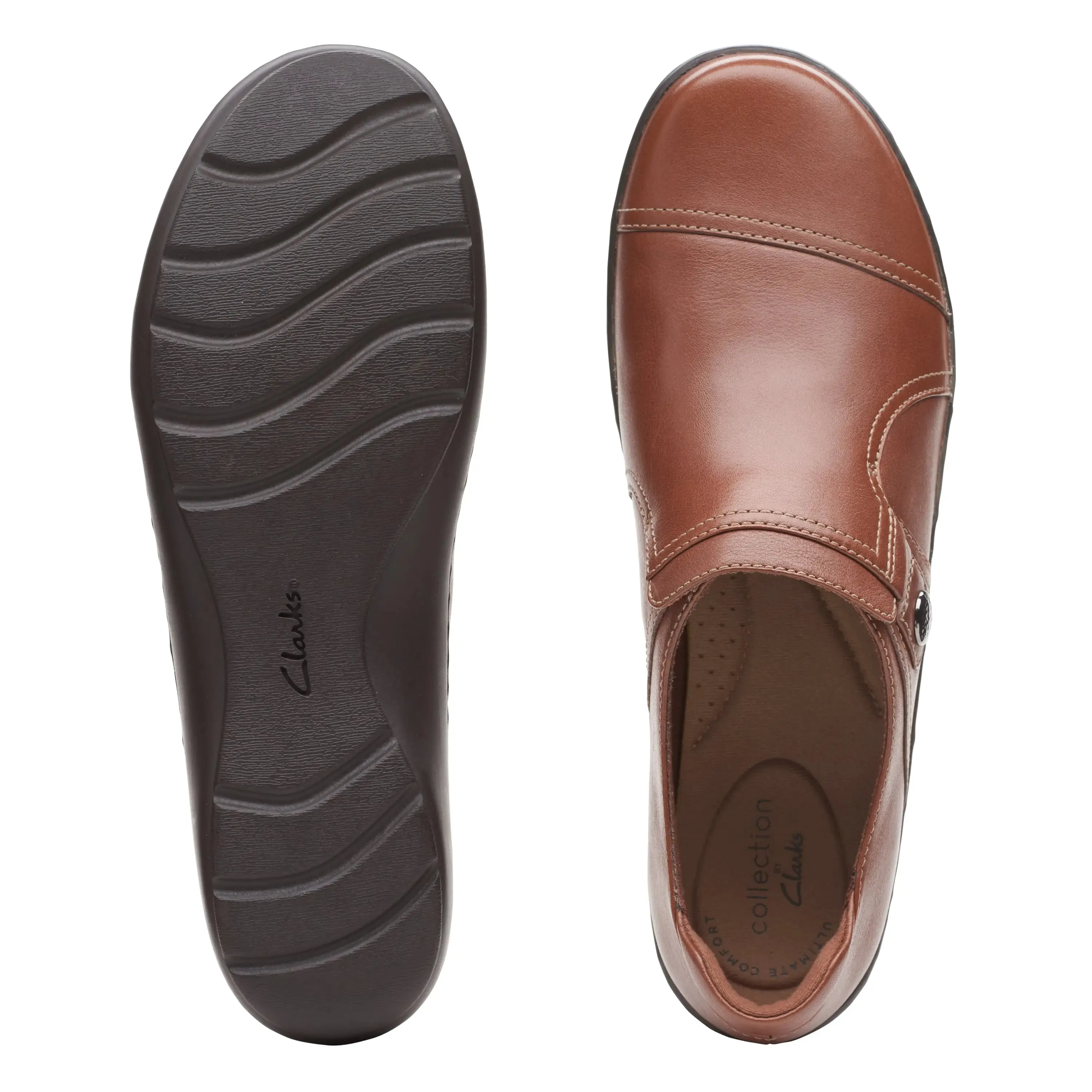 Women’s Clarks Cora Poppy – Effortless Slip-On Comfort